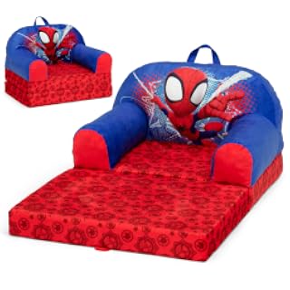 Delta Children - Silla abatible para niños Spidey and His Amazing Friends Cozee Buddy, color rojo