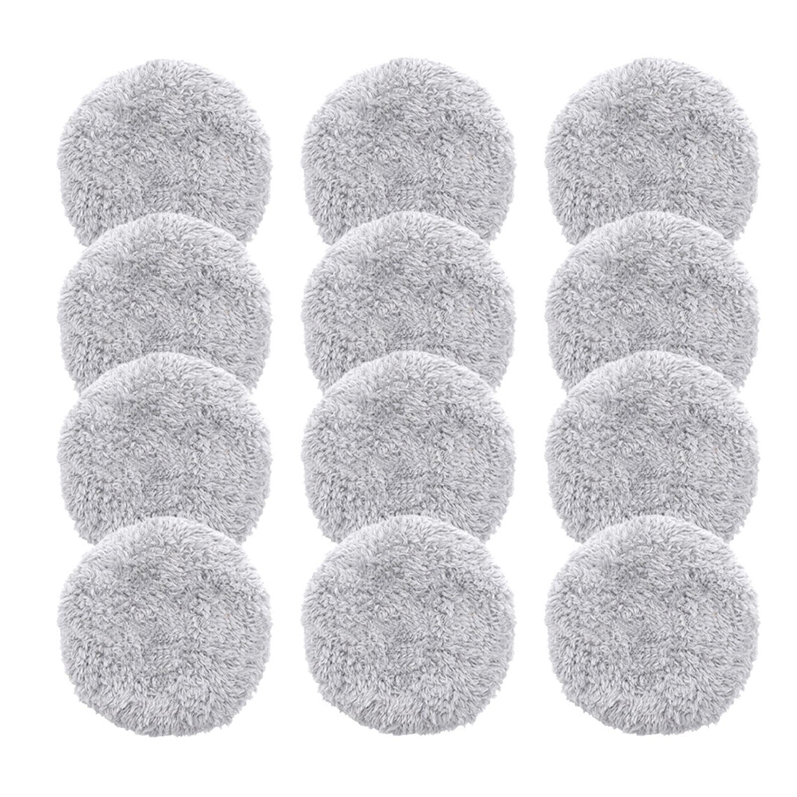 ?????? 12 Pieces Replacement Pads for Window Cleaning Robot, Washable Window Cleaner Pads for Door Tile, Plush Texture