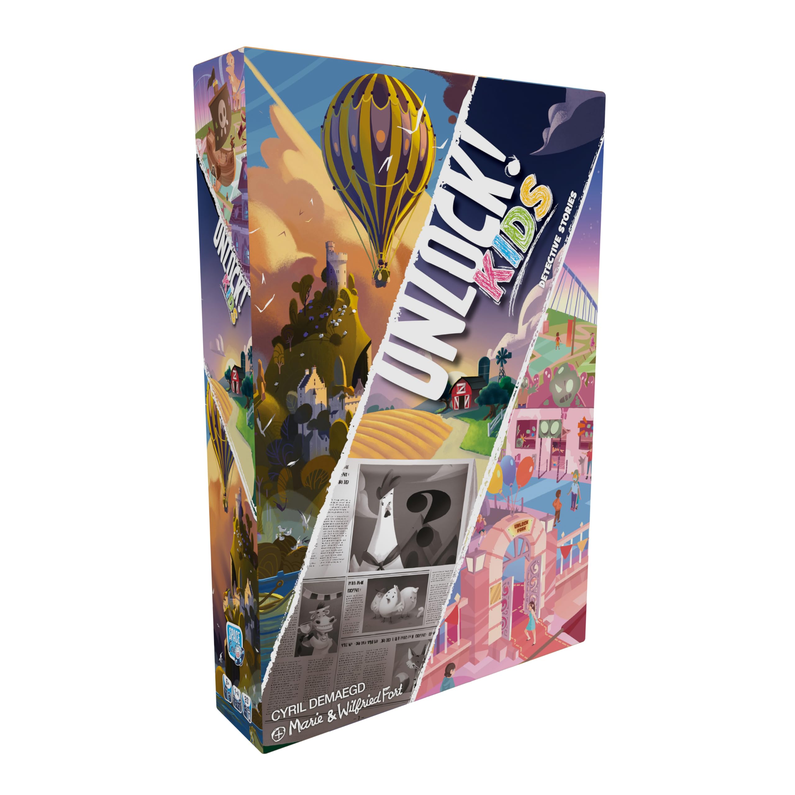 Asmodee | Unlock Kids | Escape Game | Ages 6+ | 1-4 Players | 20-60 Minutes Playing Time