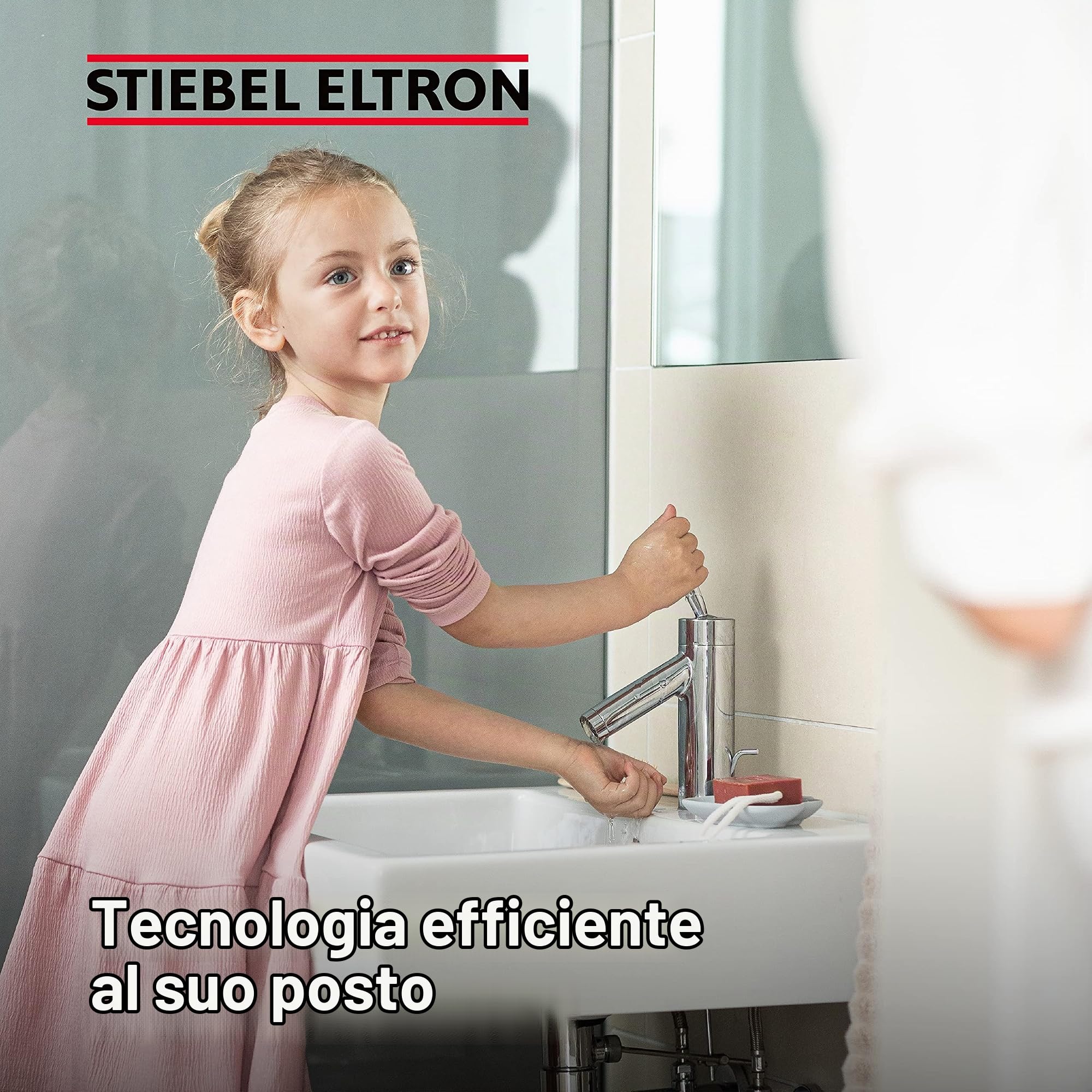 STIEBEL ELTRON Mini scaldabagno idraulico DNM 3 solo per lavabo, 3,5 kW, con spina, senza pressione, certificato VDE 185411
