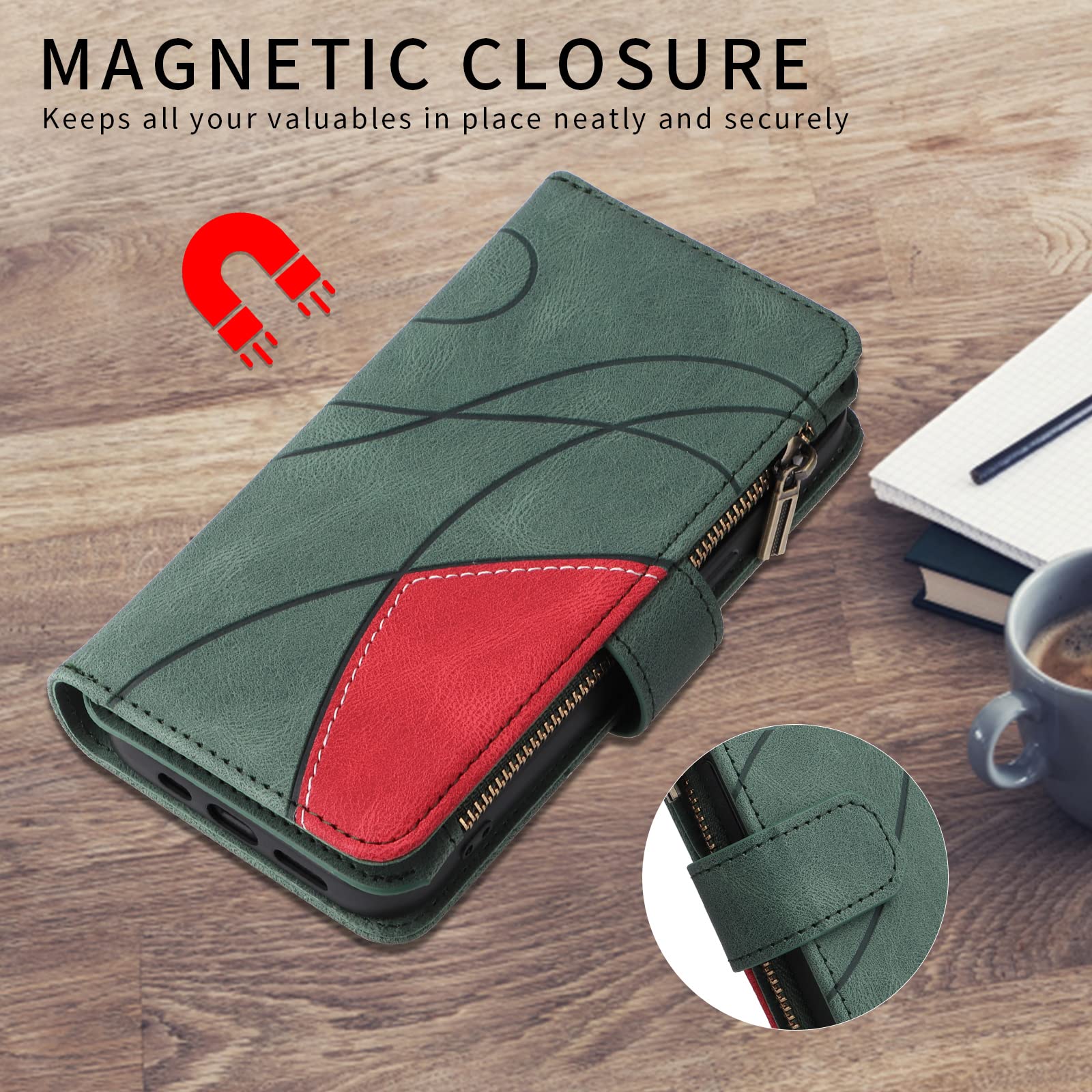 Housse en feutre pour Nokia C3 gris foncé bord bleu Étui de protection sac