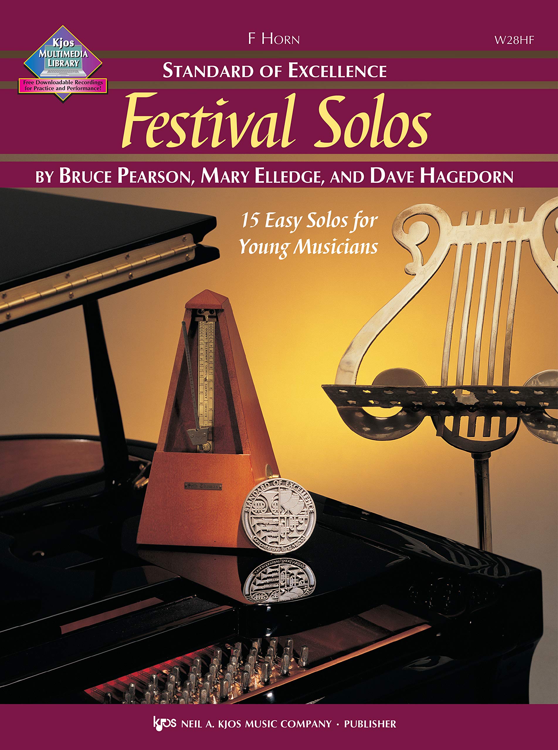 W28HF - Standard of Excellence - Festival Solos Book/CD - French Horn (Book & Cd Package)