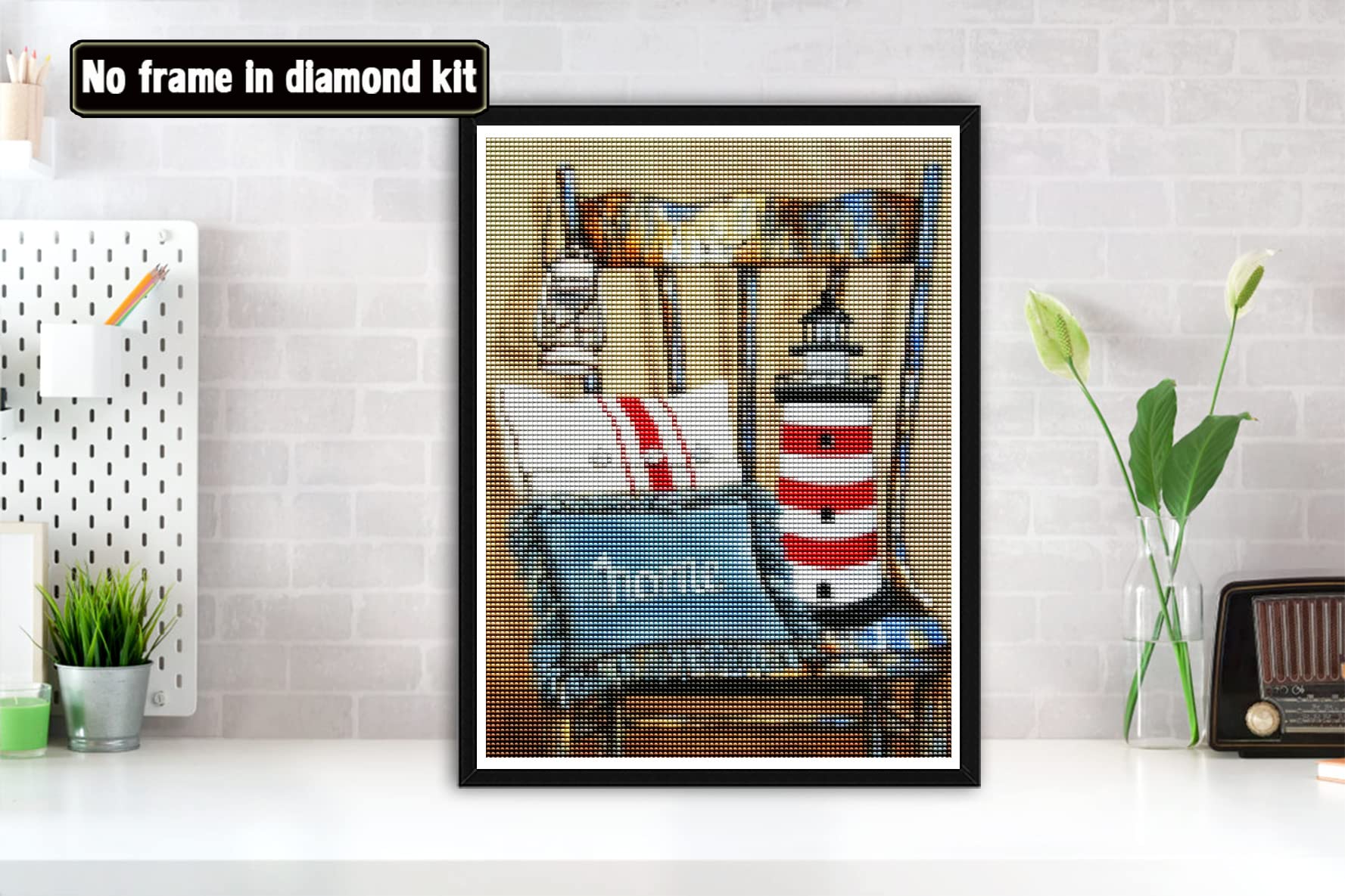 Kit per diamond painting 5D, fai da te, con strass, per adulti e