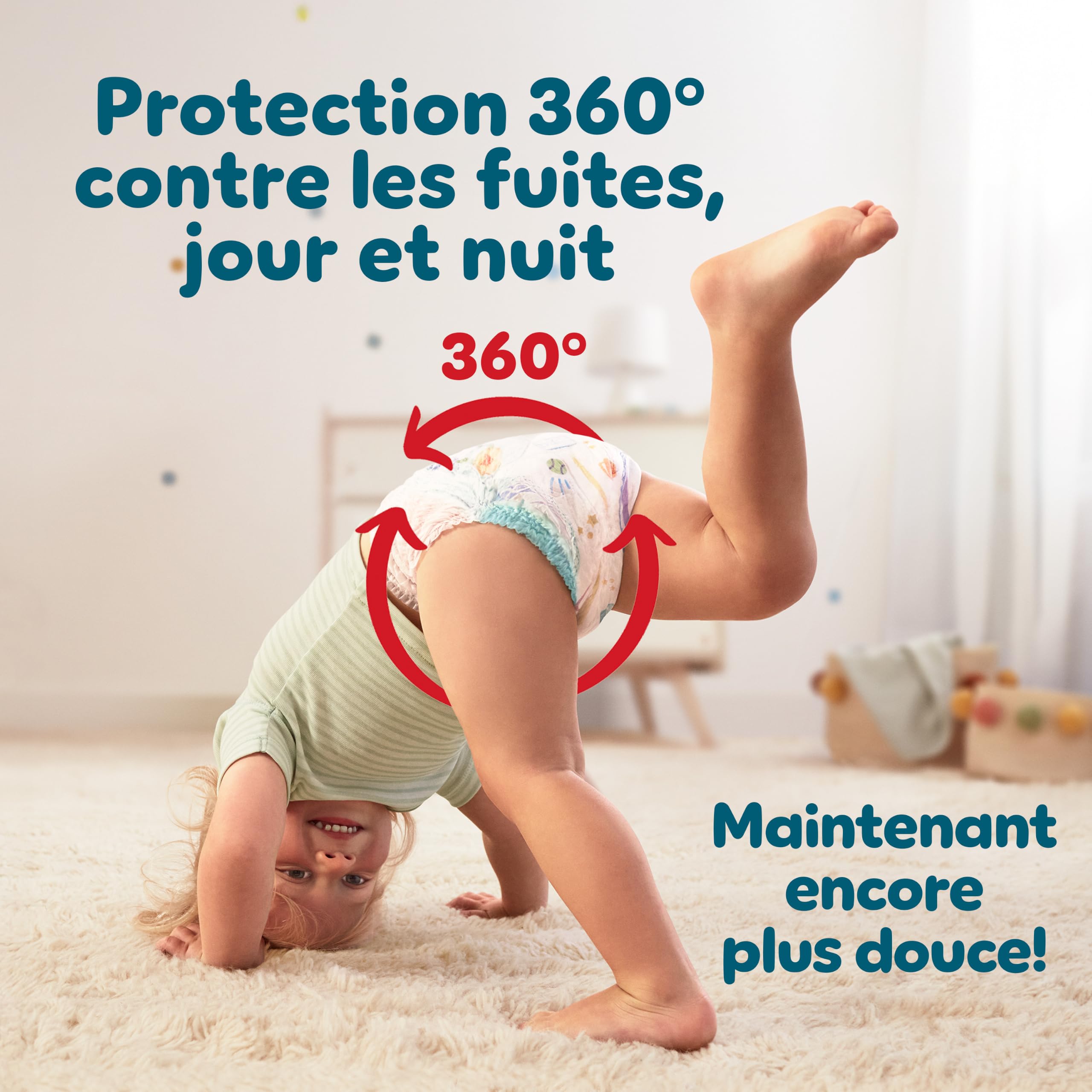 Pampers Baby-Dry Pants Couches-Culottes Taille 4 x140 Pack 1 Mois