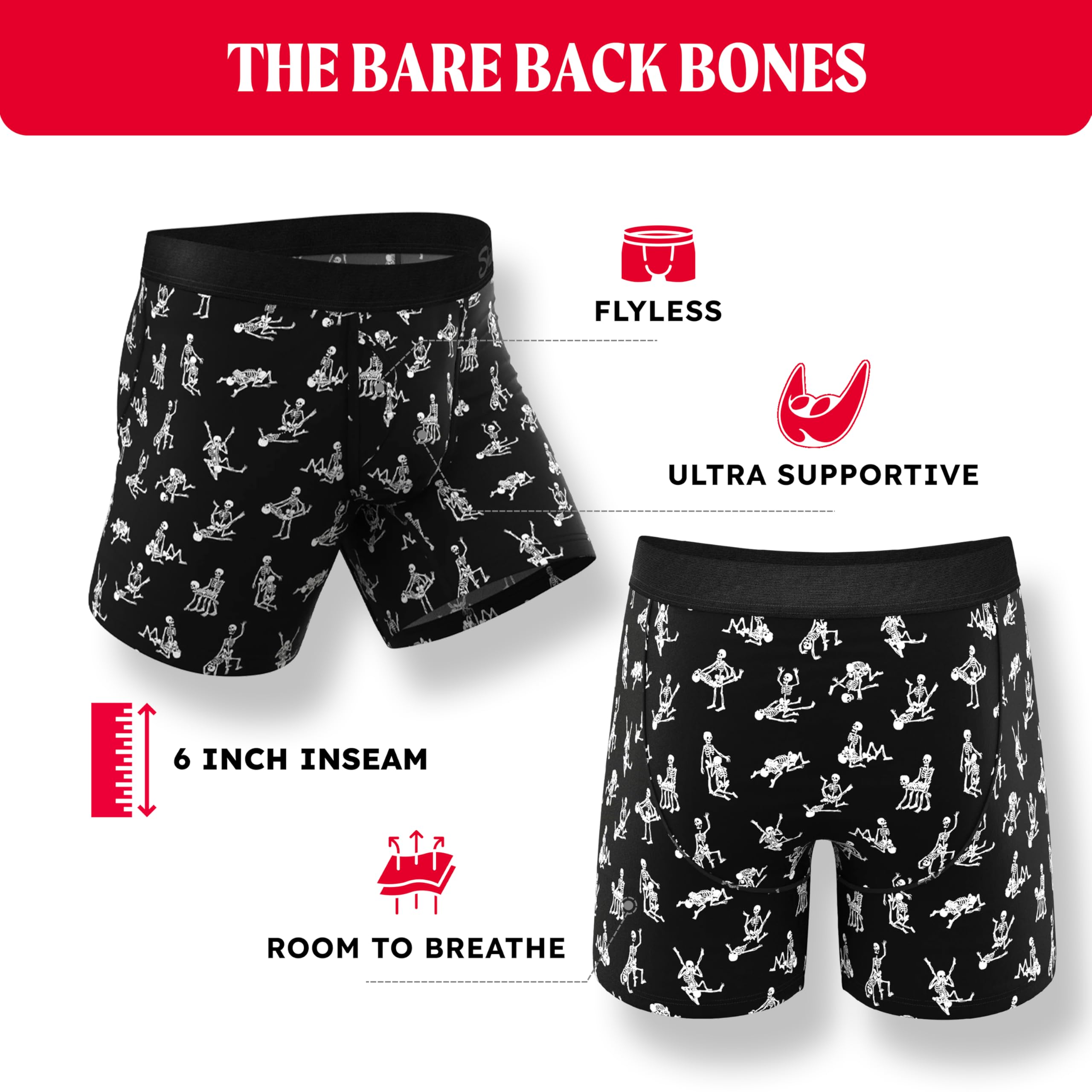 Shinesty Men's Boxer with Fly