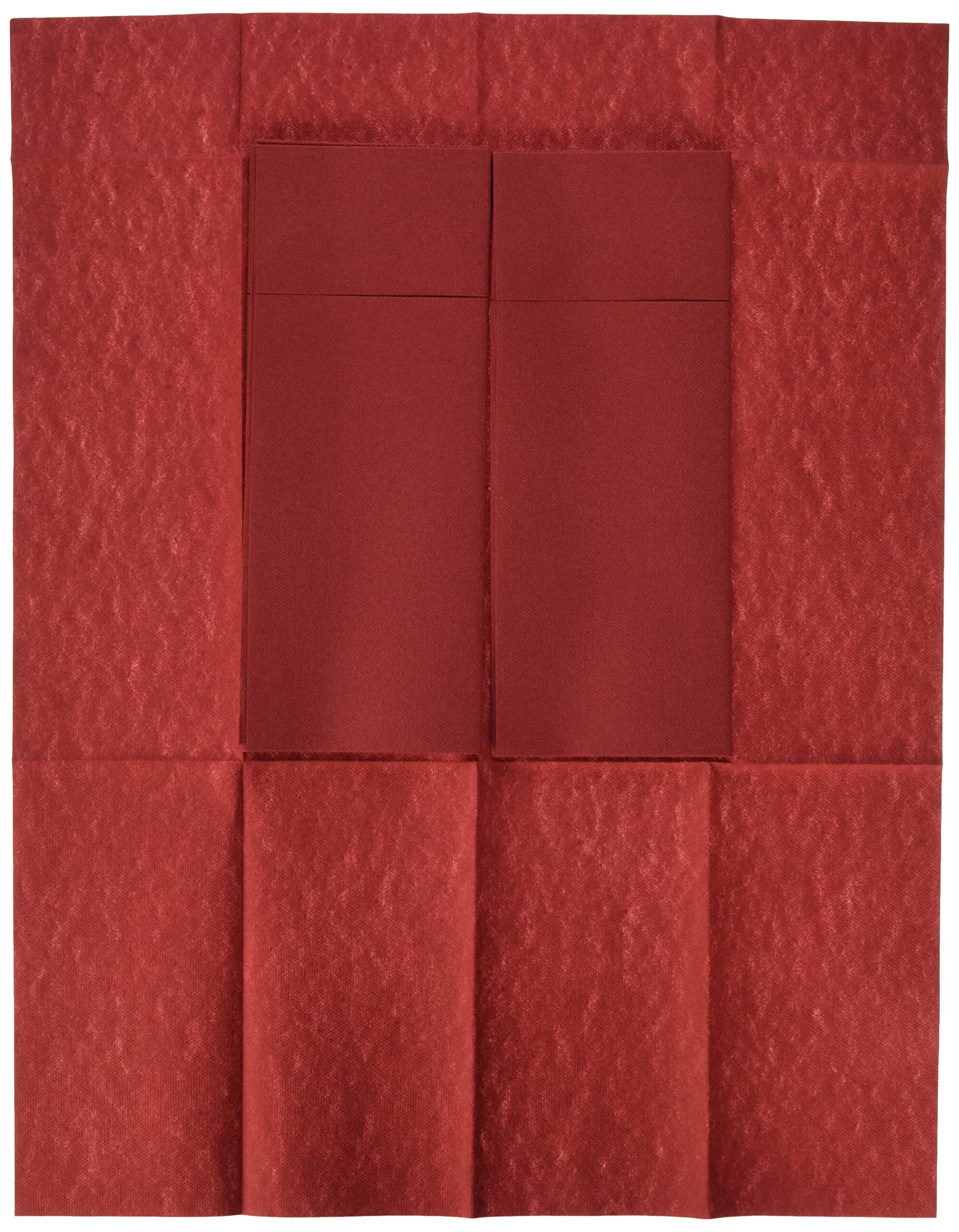 Serviettes Jetables Airlaid – Lot De 50, 40 X 40 Cm, Couleur Terre Cuite – Pour Mariage, Fêtes, Décoration De Table - 3
