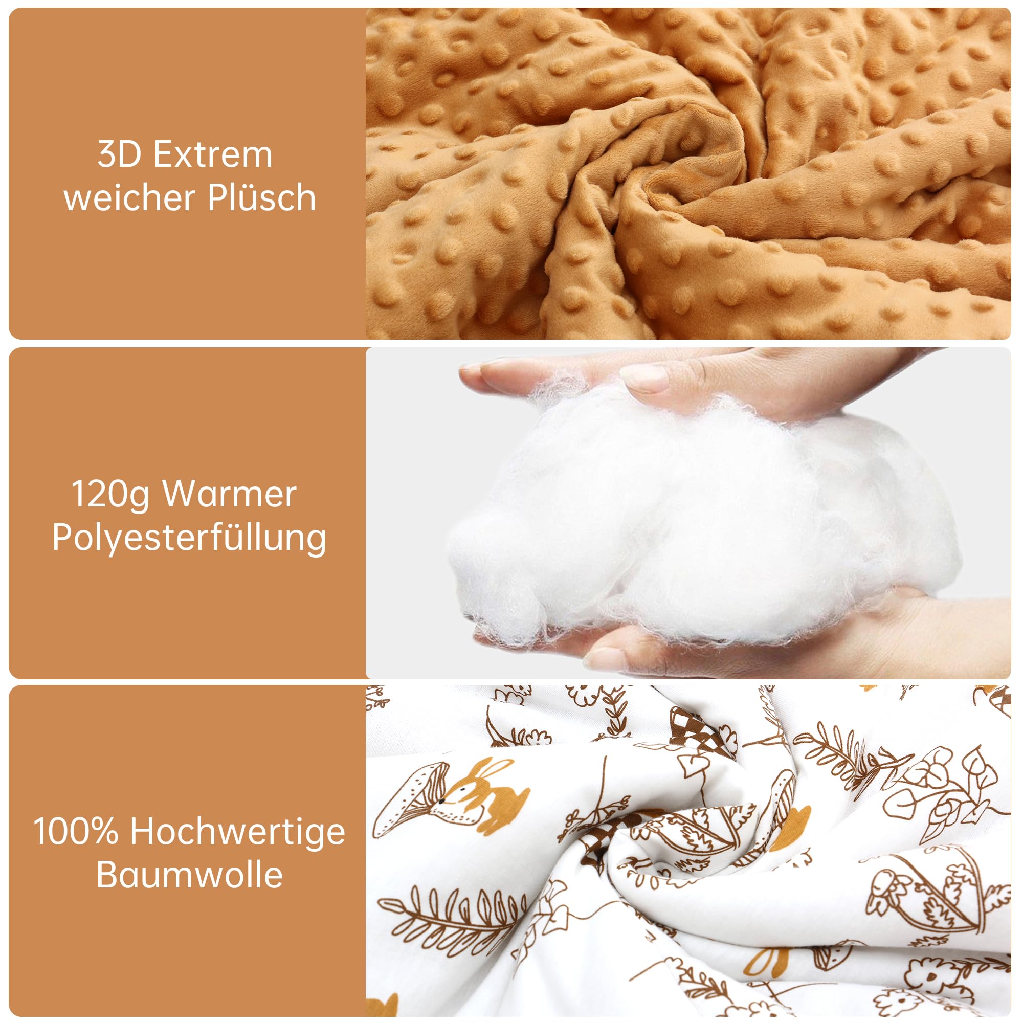 amo nenes Coperta per ovetto invernale passeggino, nanna universale, in cotone, per passeggini, seggiolino auto cintura a 3 punti, 0-12 mesi