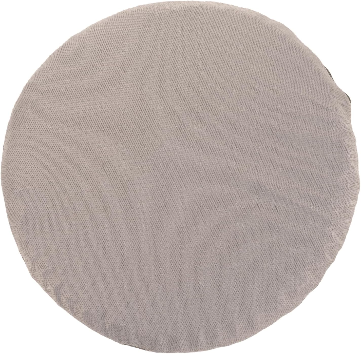 Cabilock Ergonomic Car Seat Cushion Round 16.1 by 1.4 Inches Soft Breathable Latex Pad with Non-Slip Base for Driving, Office, Dorm Room, and Home Use