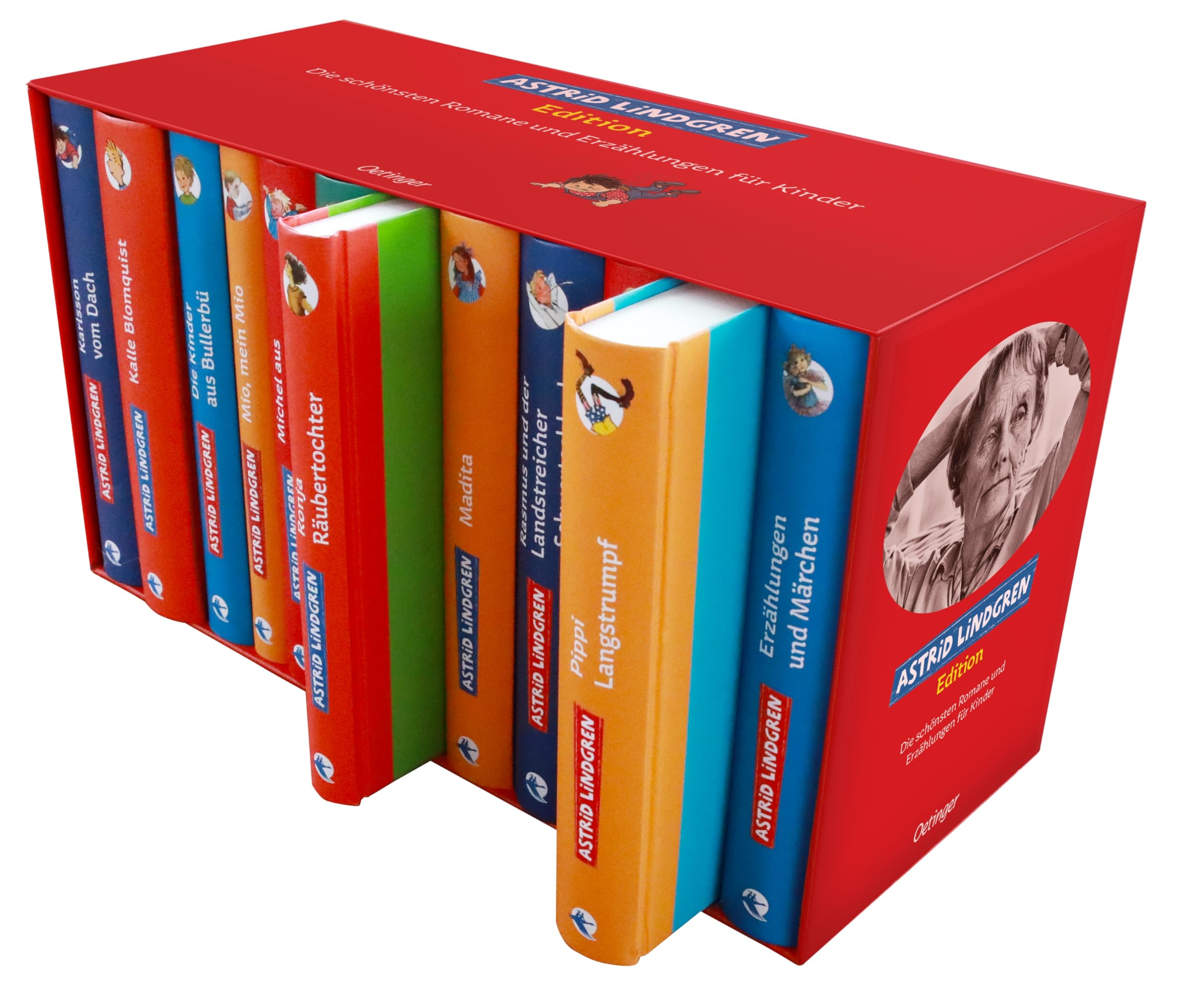 Astrid-Lindgren-Edition. Die schönsten Romane und Erzählungen für Kinder: Sammlung im Schmuckschuber, ideal für junge Leser ab 8 Jahren