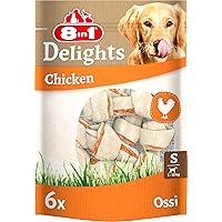 8in1 Delights Chicken Bone S - Osso da masticare sano per cani di piccola taglia