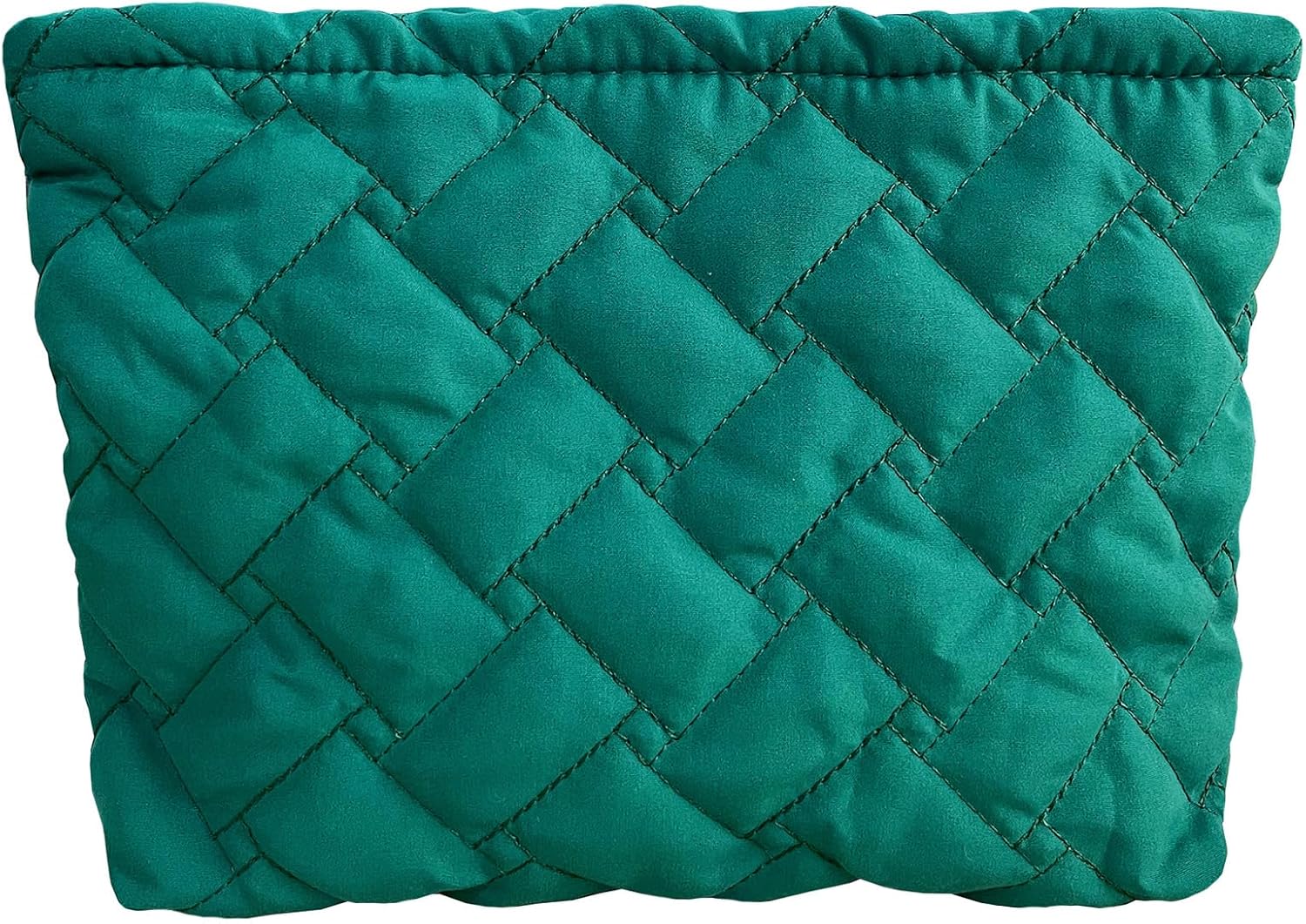 Wlz Quilted Makeup Bag Travel Toiletry Bag Puffy Cute Makeup Organizer Bags Small Cosmetic Bag Cotton Pouch Travel Essentials for Women Girls (Dark Green) Wlz Quilted Makeup Bag Travel Toiletry Bag Puffy Cute Makeup Organizer Bags Small Cosmetic Bag Cotton Pouch Travel Essentials for Women Girls (Dark Green)