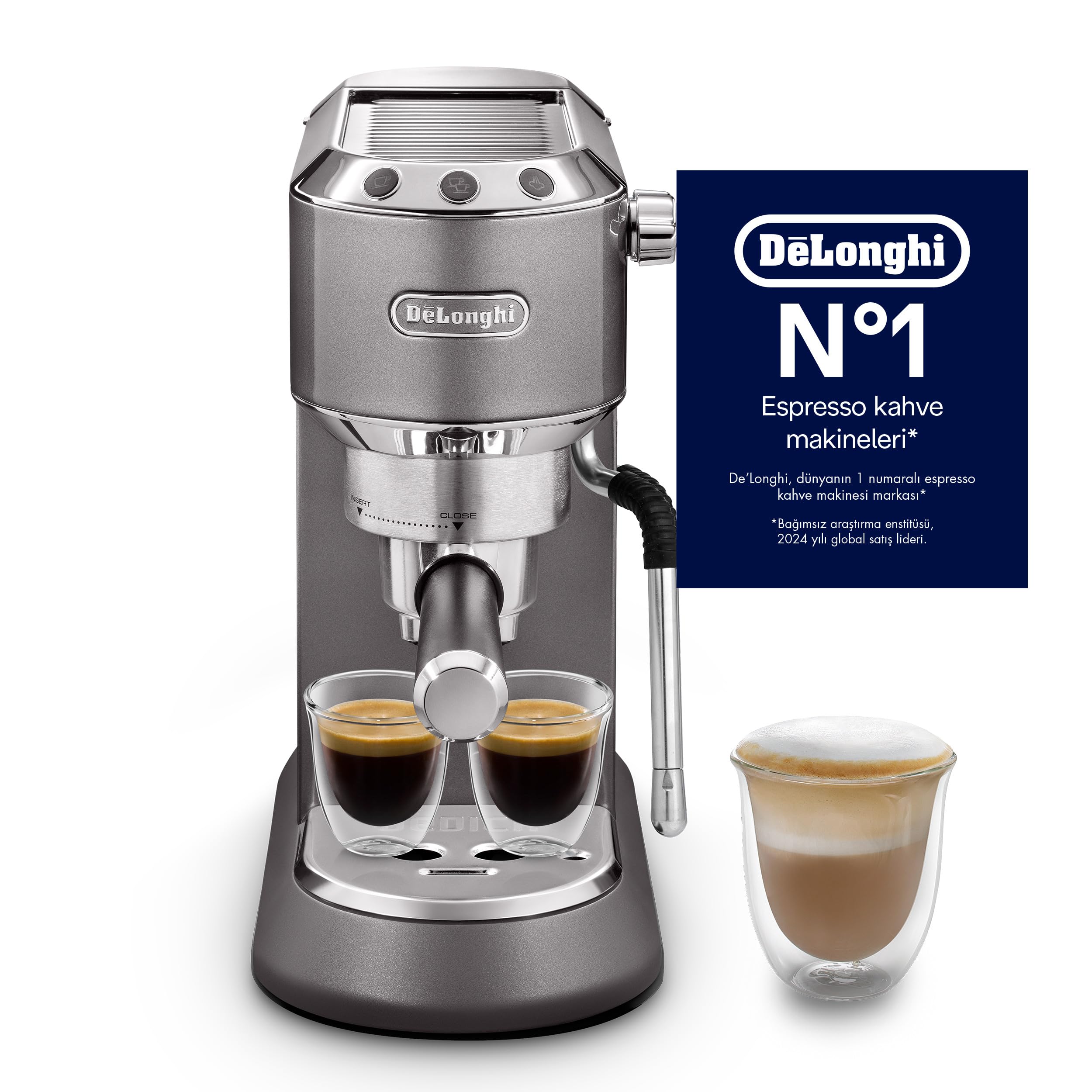 De'Longhi EC 885.GY Dedica Arte Grey