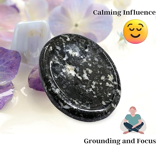 Vista 391 de Cristales de piedra de preocupación de cuarzo rosa y piedras curativas, piedras de preocupación para regalos de alivio del estrés, cristal de piedra