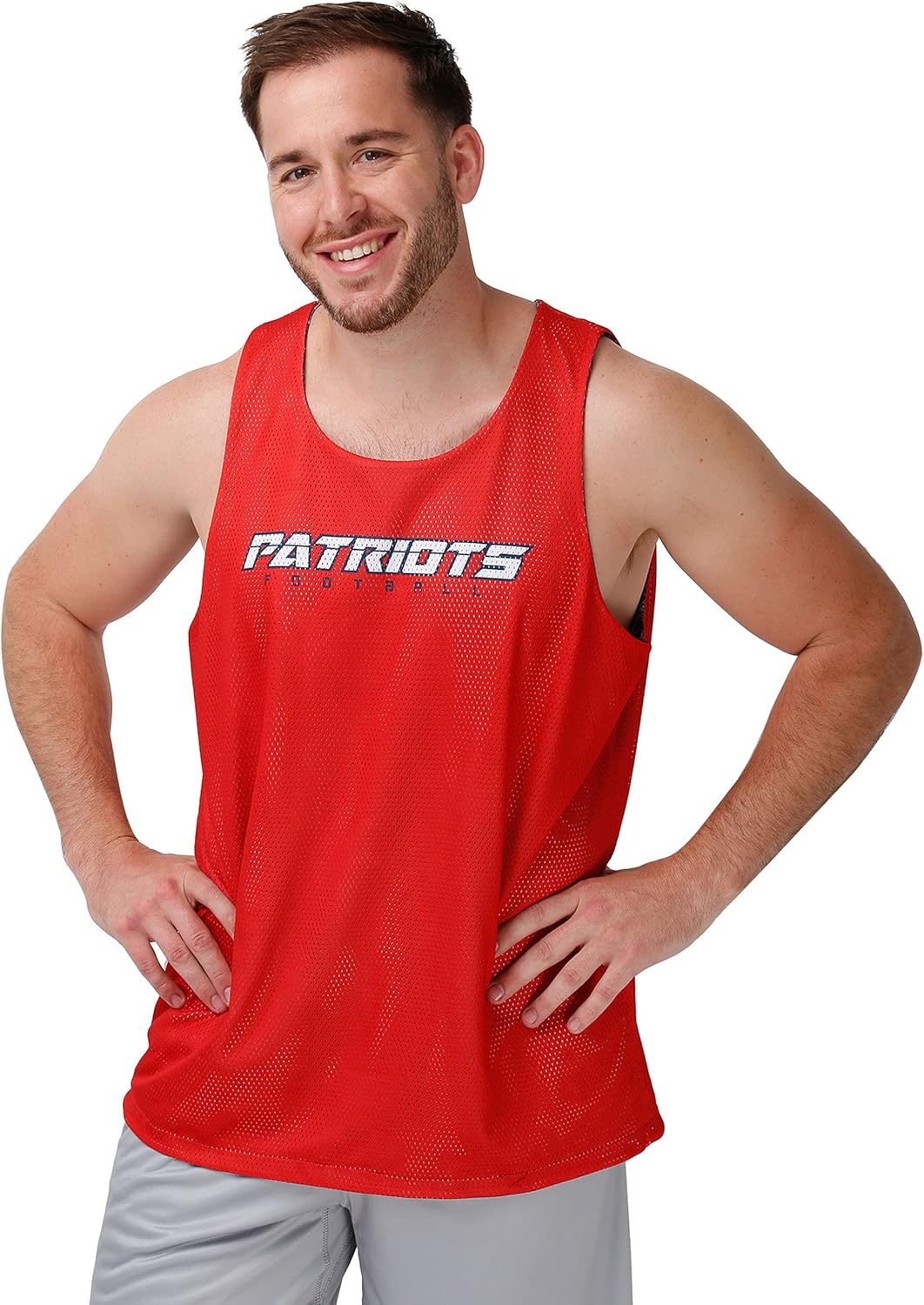 FOCO NFL Mens Reversible Floral Change-up Sleeveless Tank Fashion Top