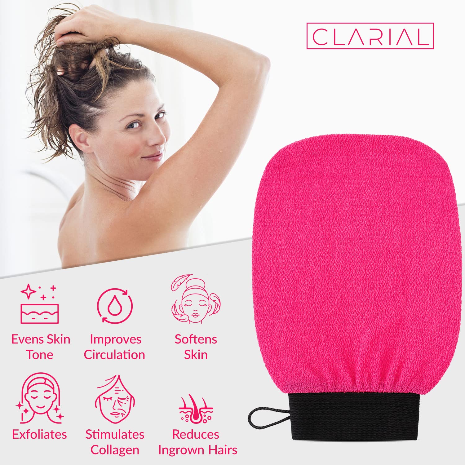 Exfoliante corporal exfoliante para baño y ducha, exfoliante facial y exfoliante corporal para eliminar la piel muerta, guante exfoliante coreano, exfoliante de ducha para hombres y
