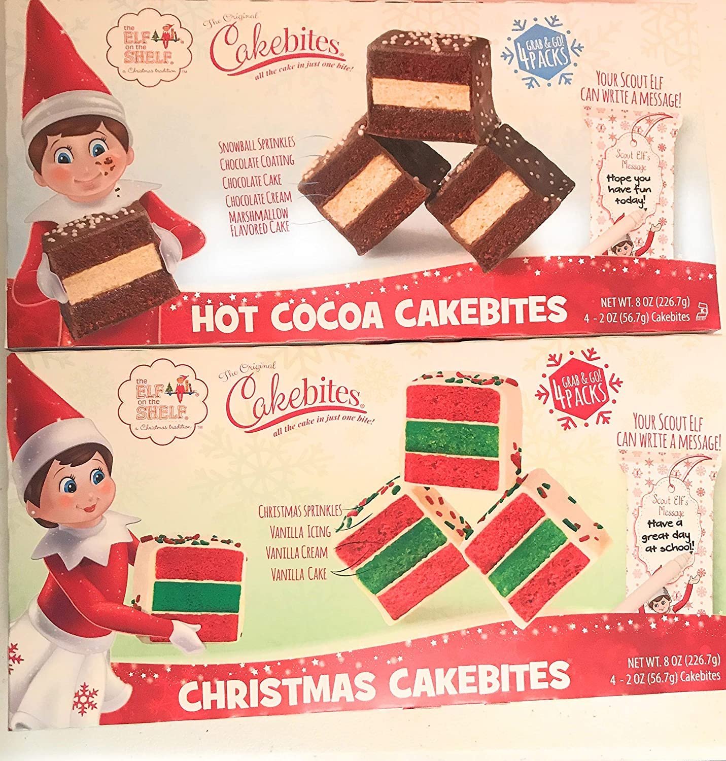Cakebites Elf On The Shelf Cakebites 8 oz. (2 boxes