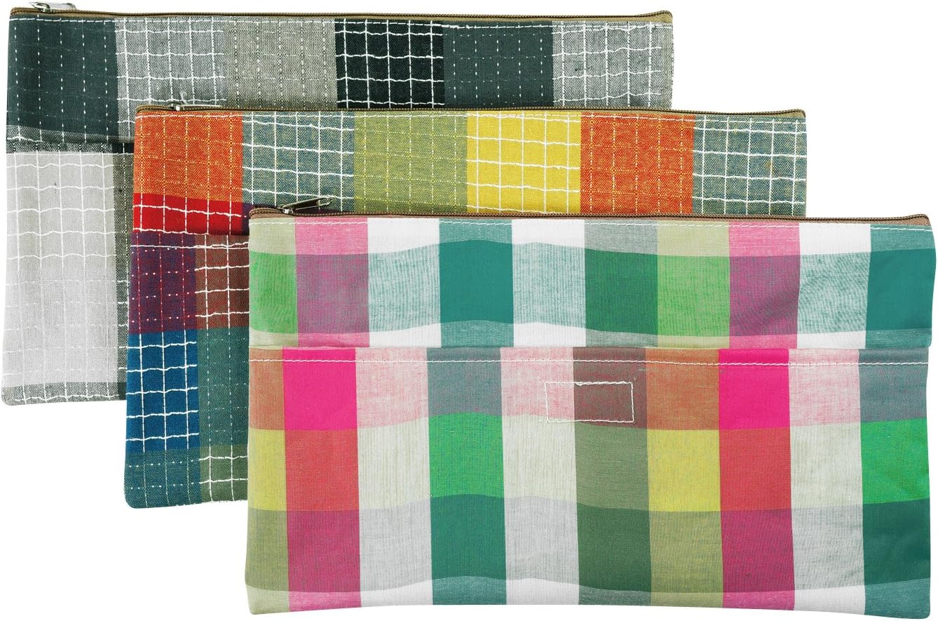 Winnable 52340 Plaid Flat Pencil Case