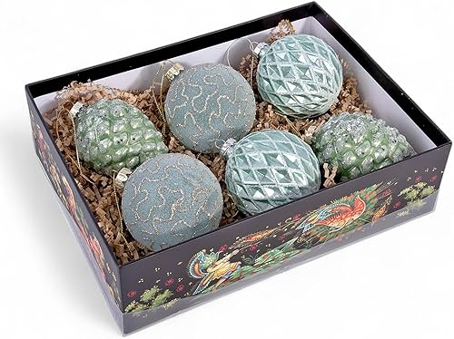 Miniatura 10 de Adornos de cristal para árbol de Navidad, adorno para árbol de Navidad, adorno de árbol de Navidad, adornos mini adornos para decoración de Navidad,