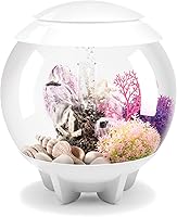 Vista 6 de biOrb Halo 15 - Acuario acrílico de 4 galones con luces LED de control remoto multicolor. Tanque moderno compacto para exhibición en mesa o Gris