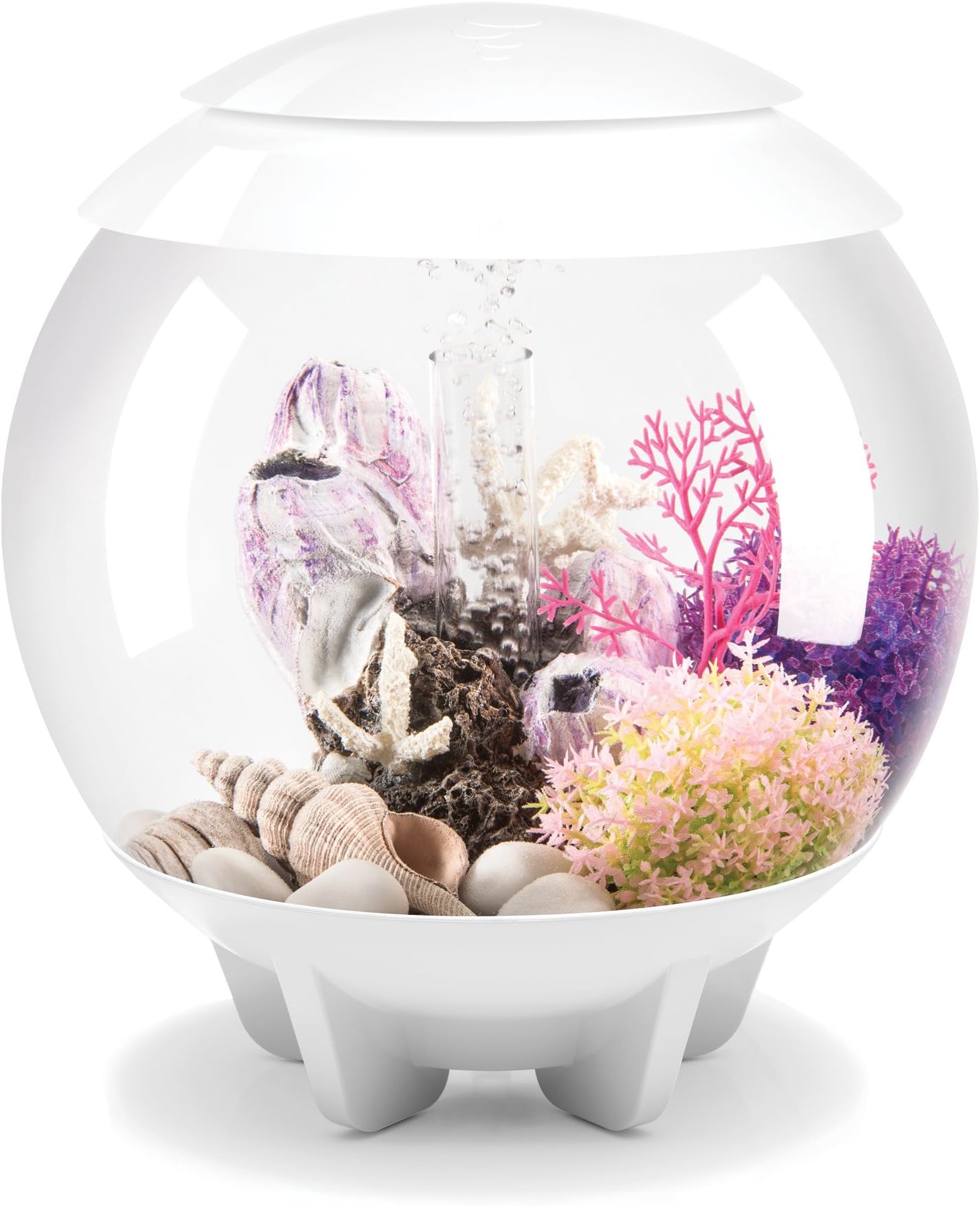 biOrb HALO 15 Aquarium with MCR Lighting - 4 gallon, White