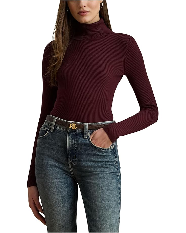 Lauren Ralph Lauren Ribbed Turtleneck Sweater - Main View