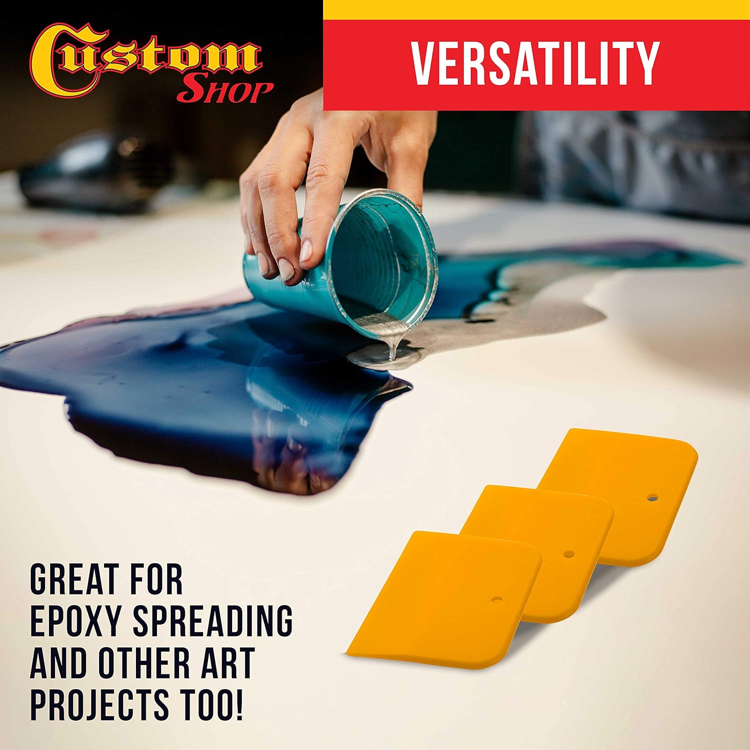 Buy Custom Shop 3 Inch Body Filler Spreaders (Box of 50) for