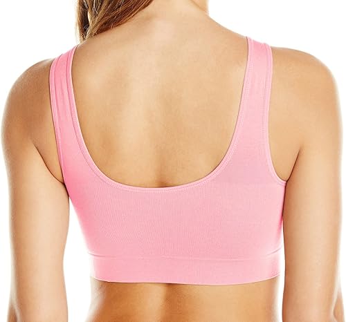 Miniatura 4 de Cabales Brasier deportivo sin costuras para mujer, paquete de 3 unidades, con almohadillas extraíbles