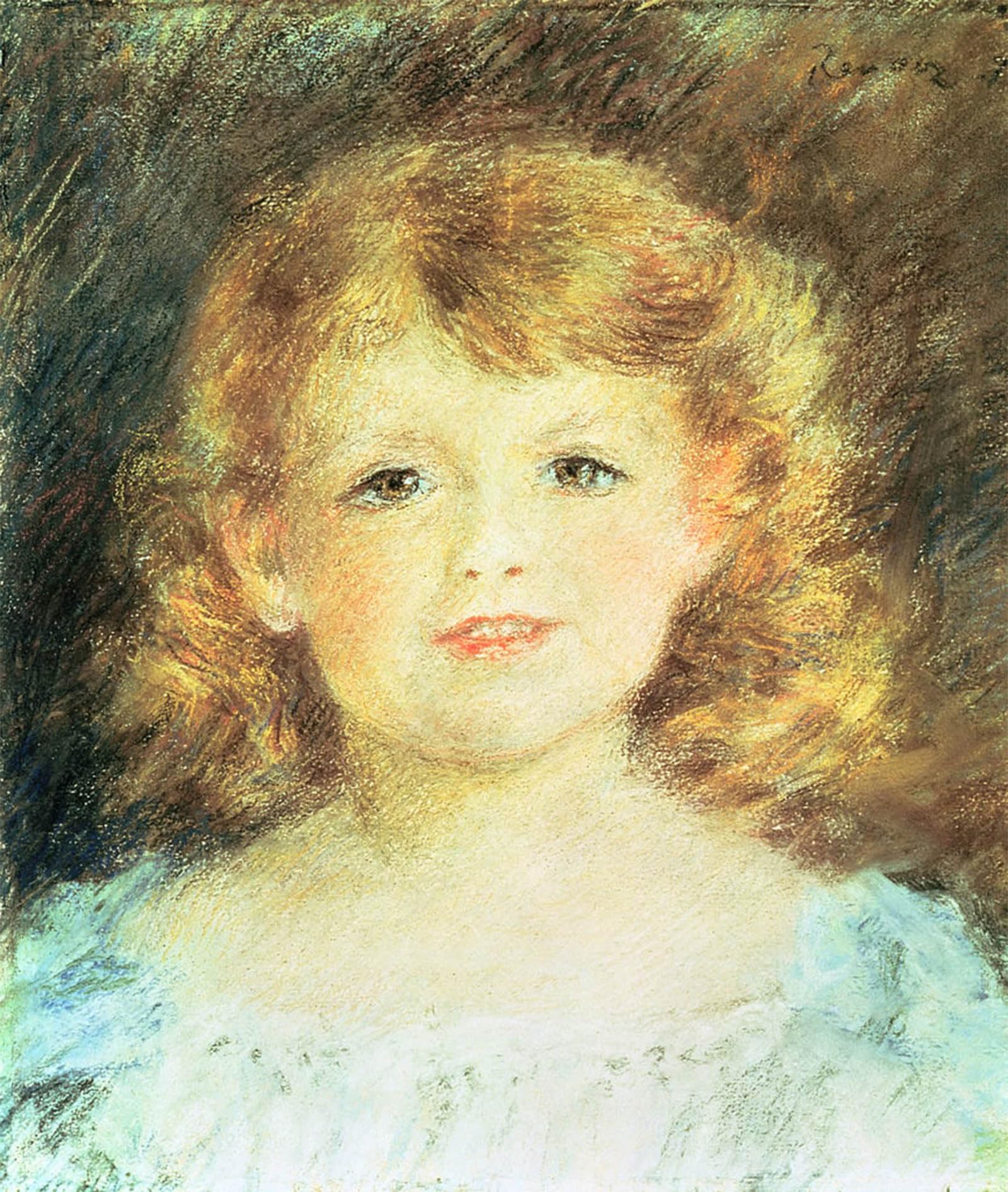 SERENDIPITP Vintage Wall Art Canvas Nordic Poster Canvas Print Picture Unbekanntes Bild by Pierre Auguste Renoir Wall Art Poster for Home Decor 60x90cm