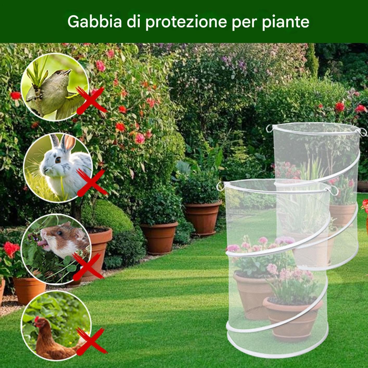 Copertura A Rete Protettiva Per Le Piante Barriera A Prova Di Mosche E