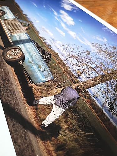 Miniatura 2 de Póster de la película Tommy Boy  Chris Farley orinando en la escena del árbol con David Spade Driving Away  Divertida película de comedia de los 90