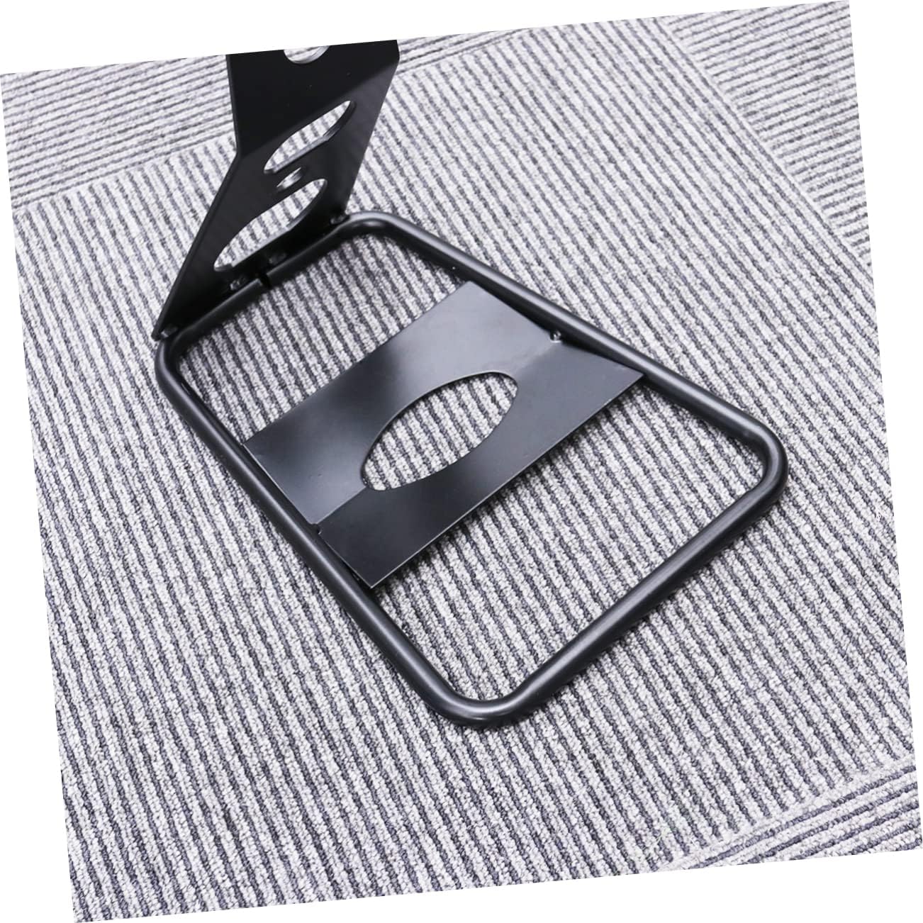 UPKOCH Metal Floor Bike Parking Rack Stand Portable Heavy-duty Mountain Bike Display Stand for Cycling Repair Black Lightweight Sturdy Folding Design for Easy Storage