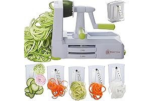 Brieftons Food Chopper 5-Blade Spiralizer