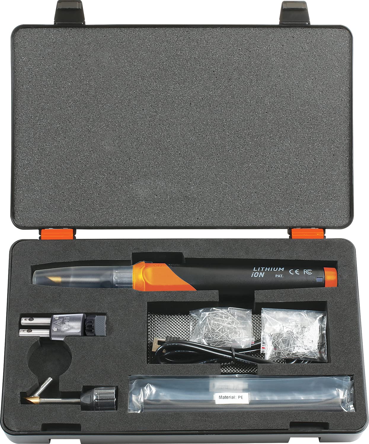 KS Tools 150.1010 Zestaw akumulatorowych narzędzi do naprawy plastiku, 134-szt