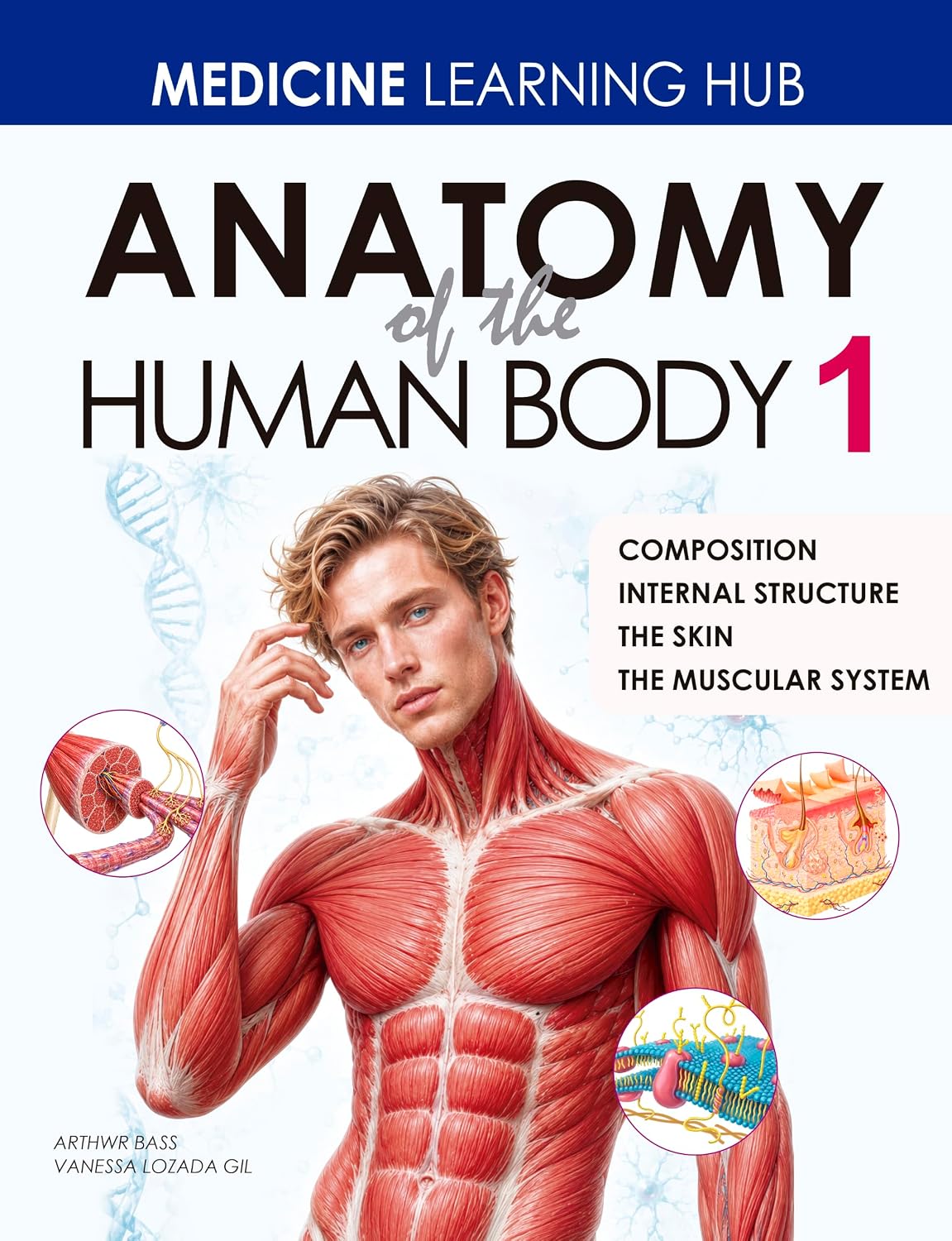ANATOMY OF THE HUMAN BODY 1. MEDICINE LEARNING HUB: Chapters: 1. Composition. 2. Internal Structure. 3. The Skin. 4. The Muscular System