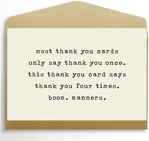 Miniatura 1 de Tarjeta de agradecimiento divertida, tarjeta de felicitación de gratitud sarcástica, tarjeta de agradecimiento humorístico, la mayoría de las