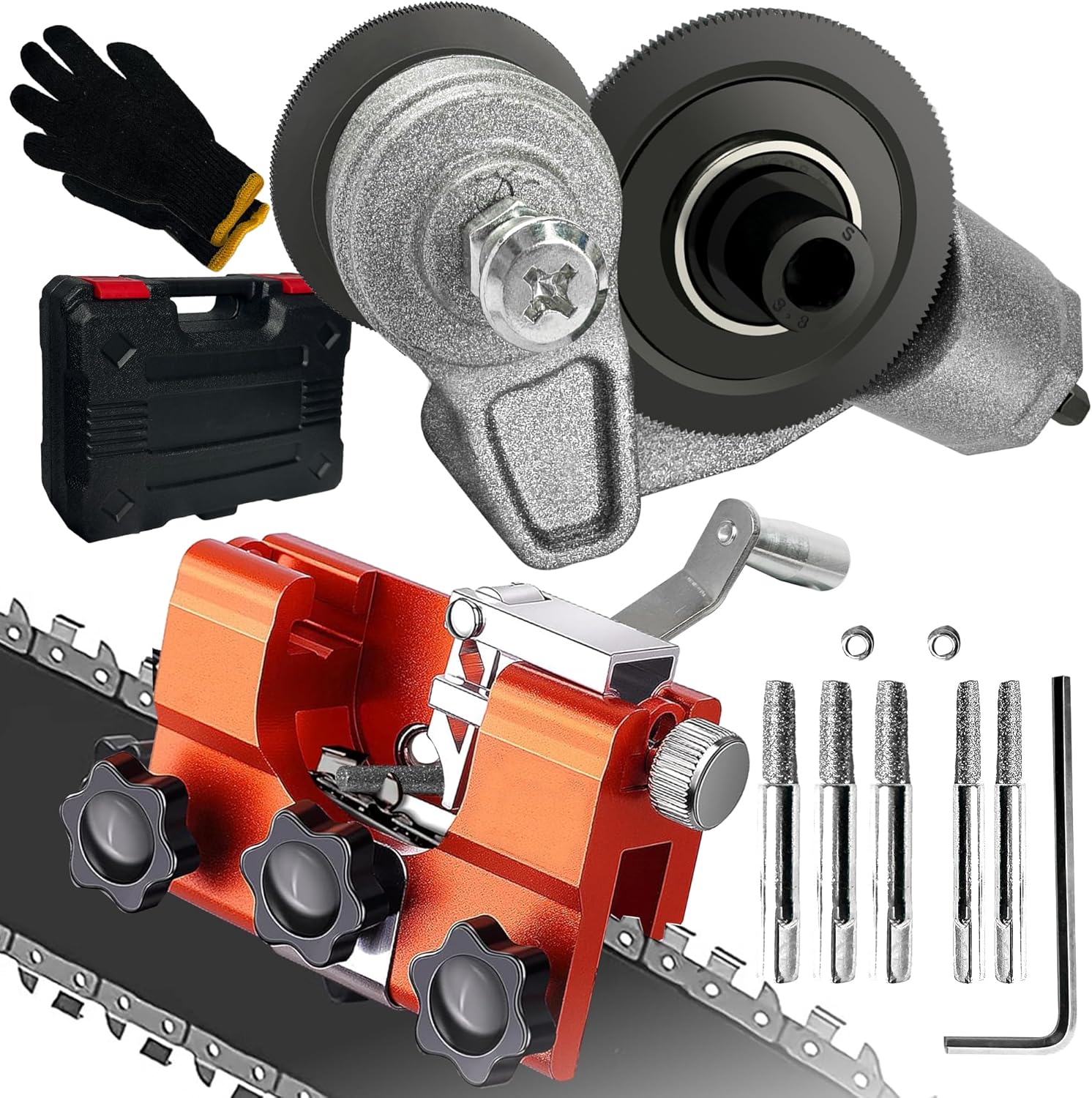 Upgraded Metal Sheet Cutter and Chainsaw Sharpener