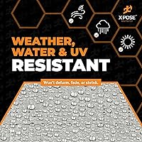 Vista 5 de Xpose Safety Lona protectora de polietileno plateado resistente de 5 x 7 pies - Funda protectora multiusos - Duradera, resistente al agua