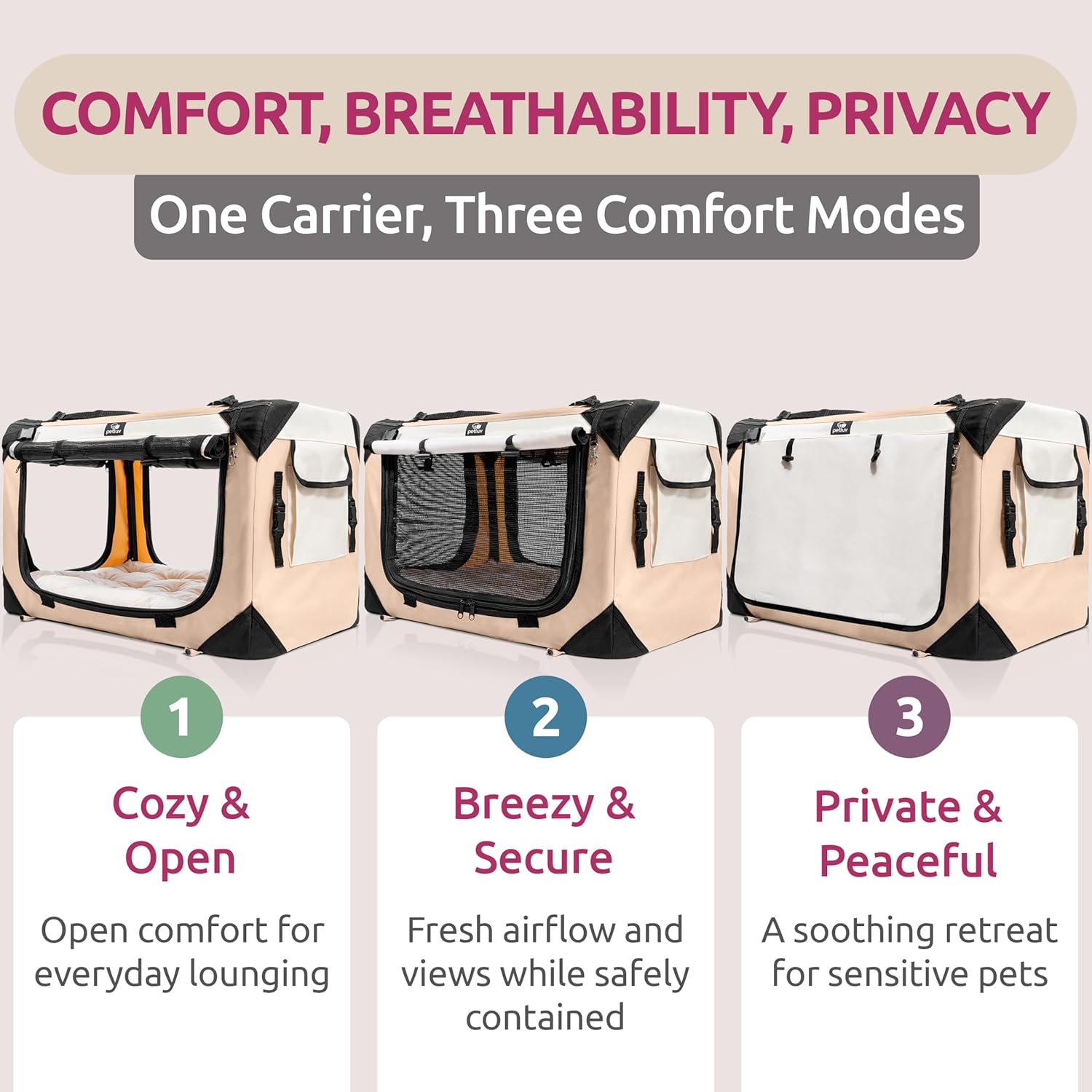 Travel in Style: Ultimate Large Pet Carrier on Wheels for Cats and Dogs!