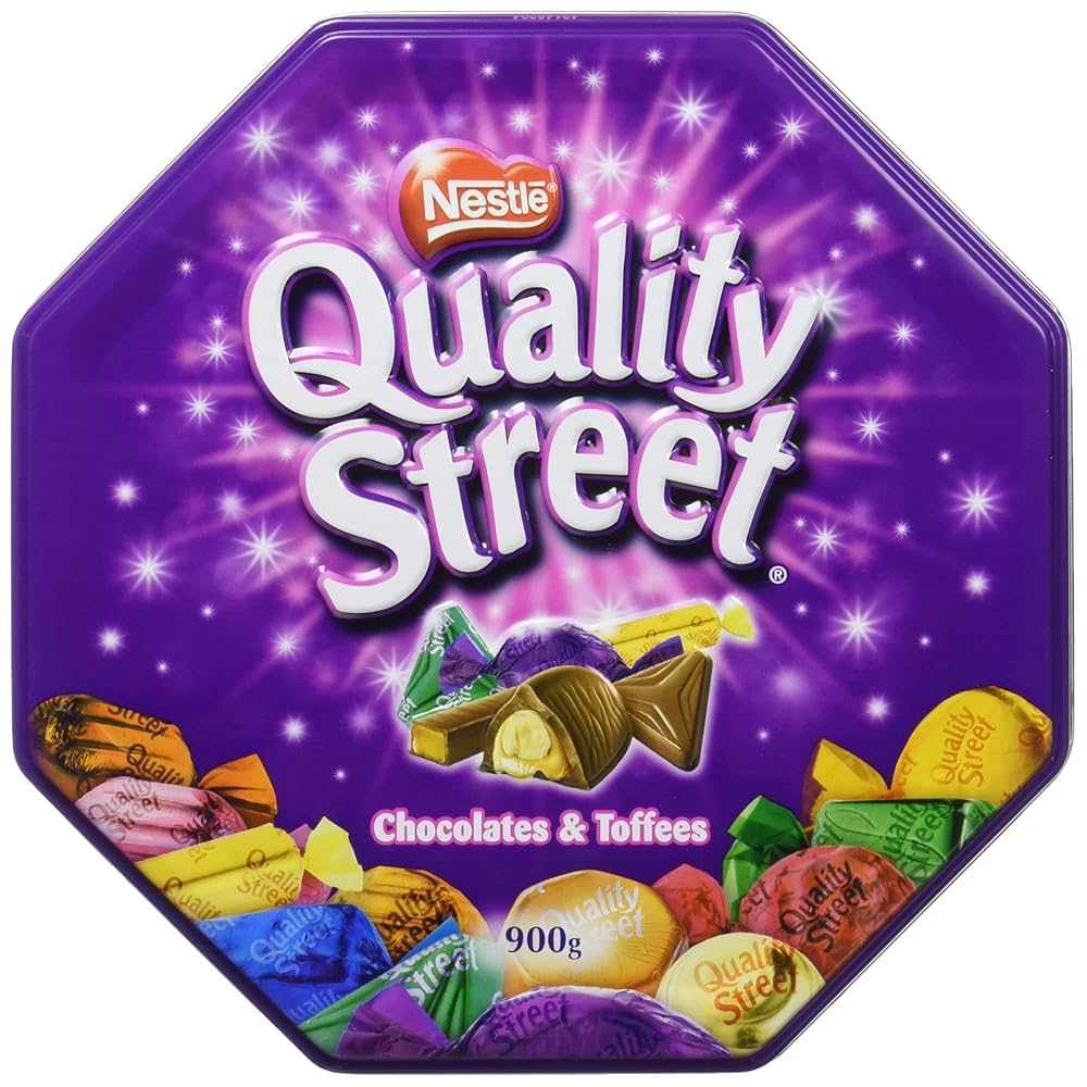希少！Quality Street Chocolate シルバー缶 希少！Quality Street Chocolate シルバー缶