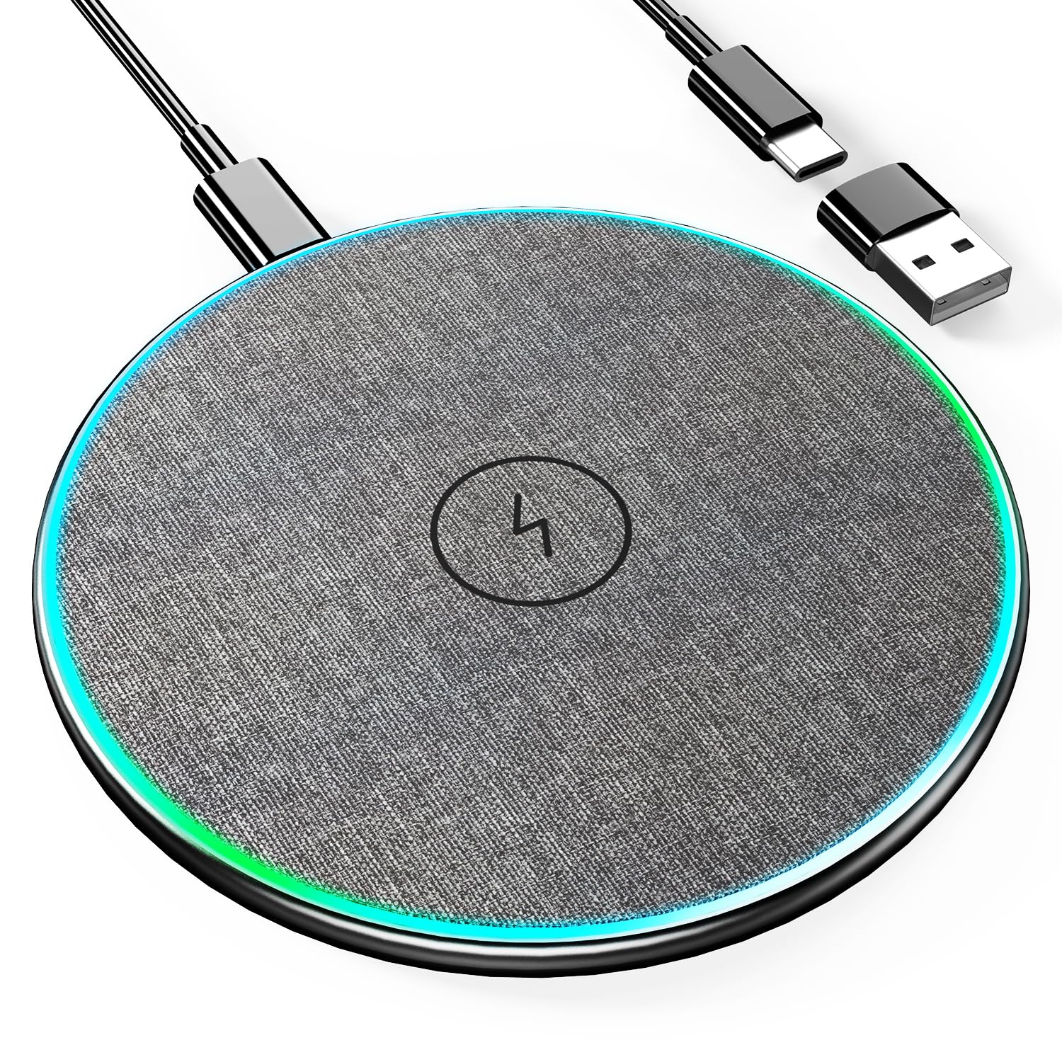 Fast Wireless Charger 20W Inductive Charging Stand for iPhone 15 15 Pro 14 13 12 11 Series/X/XS/XR/8, Wireless Charger, 15W Charger, Fast for Samsung Galaxy S24 S23, Note/Pixel