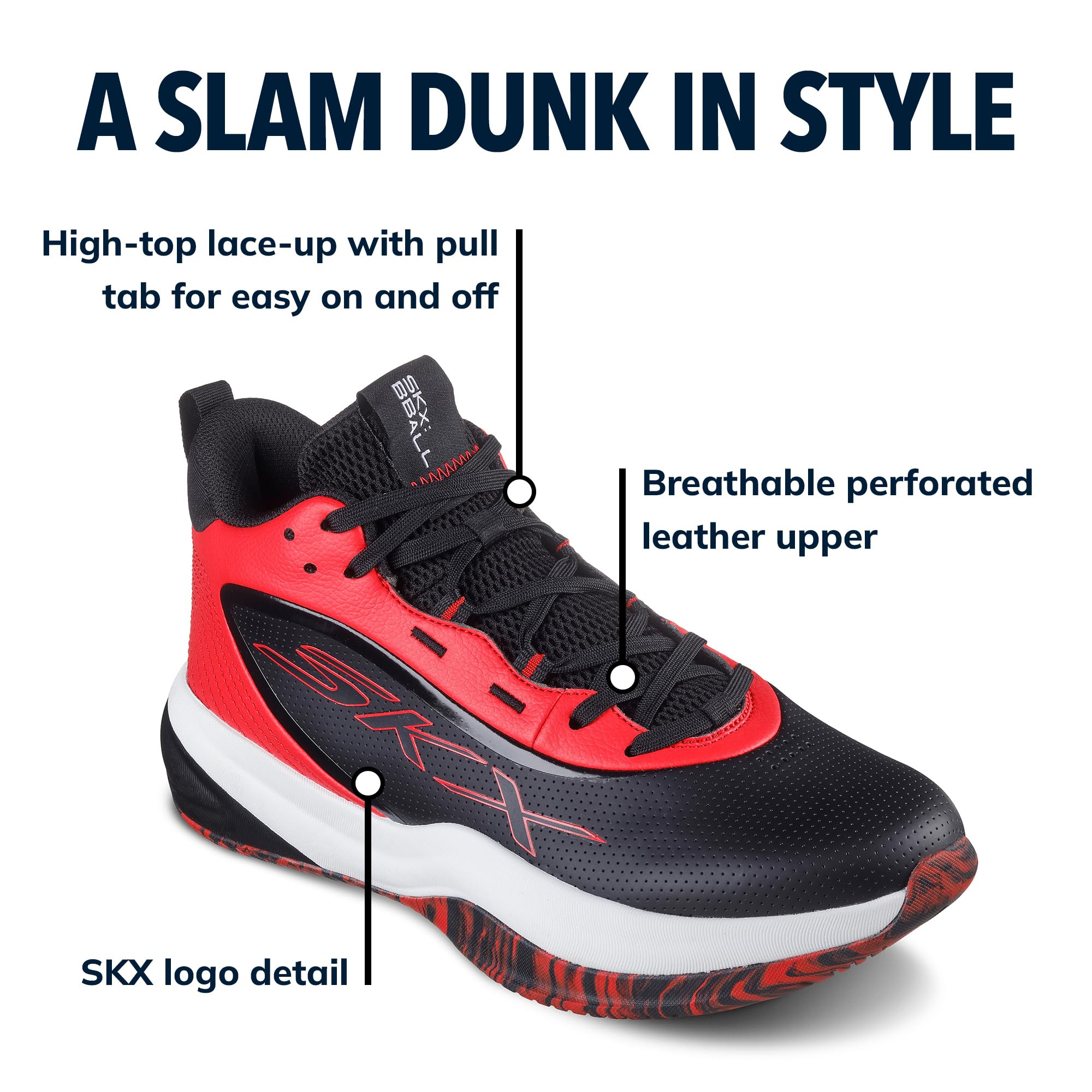 Skechers Herren Basketball Skx LeagueSneaker
