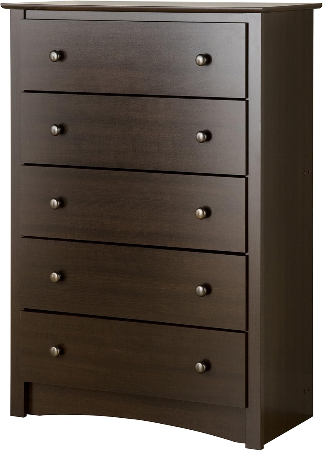 Prepac Fremont 6 Drawer Double Dresser (Espresso) and 5-Drawer Chest (Espresso)