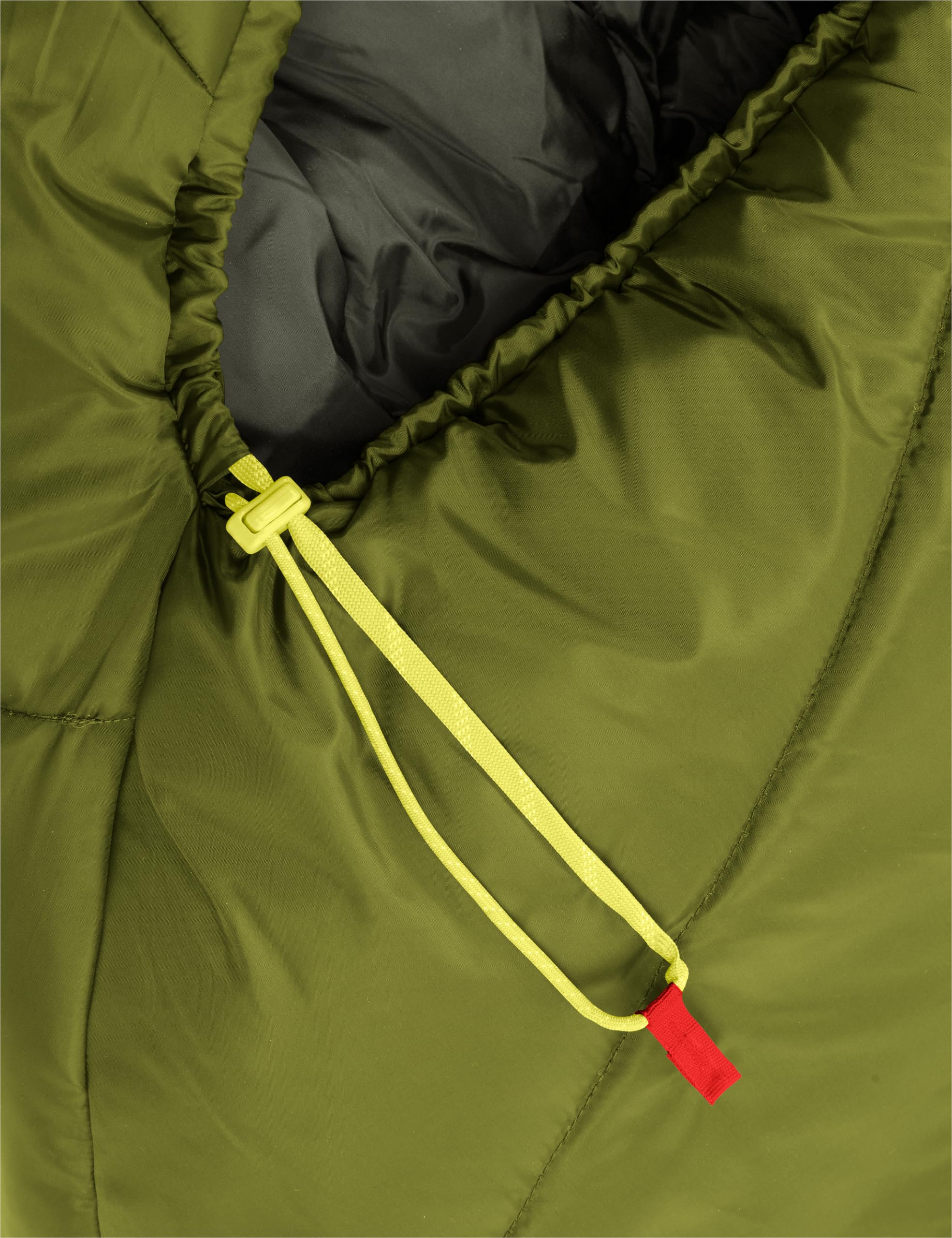 VAUDE Śpiwór mumia Sioux 800 II, zielony, oddychający śpiwór na 3 pory roku, 2°C – 8°C, kompaktowy śpiwór z włókien syntetycznych, 220 x 80 cm, zamek błyskawiczny po prawej stronie, do użytku wewnątrz