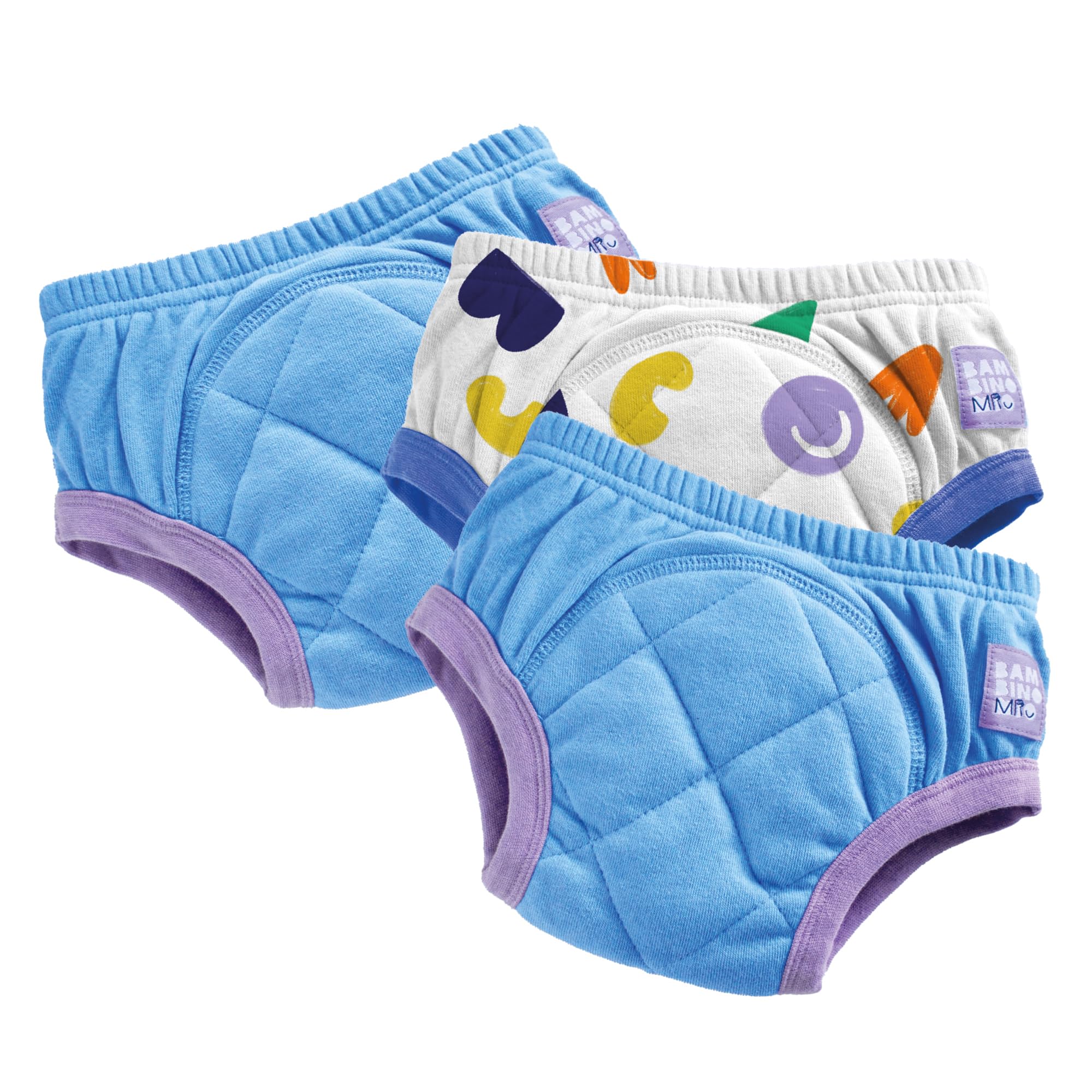 Bambino Mio (3 Pack) Training Pants for Toddlers Reusable Cloth Potty Pants Training Underwear, 3-4 Years, Pink Strawberry Unicorns, Baby and Toddler, Boys and Girls with Cross-Stitch — view 21