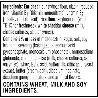Cheez-It Grooves Crunchy Cheese Crackers, Snack Crackers, Lunch Snacks, Sharp White Cheddar, 9oz Box (1 Box)