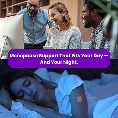 Miniatura 6 de Parche para aliviar la menopausia y la perimenopausia  sofocos, estado de ánimo y apoyo a los síntomas  Cohosh negro, Ashwagandha y más  30 parches