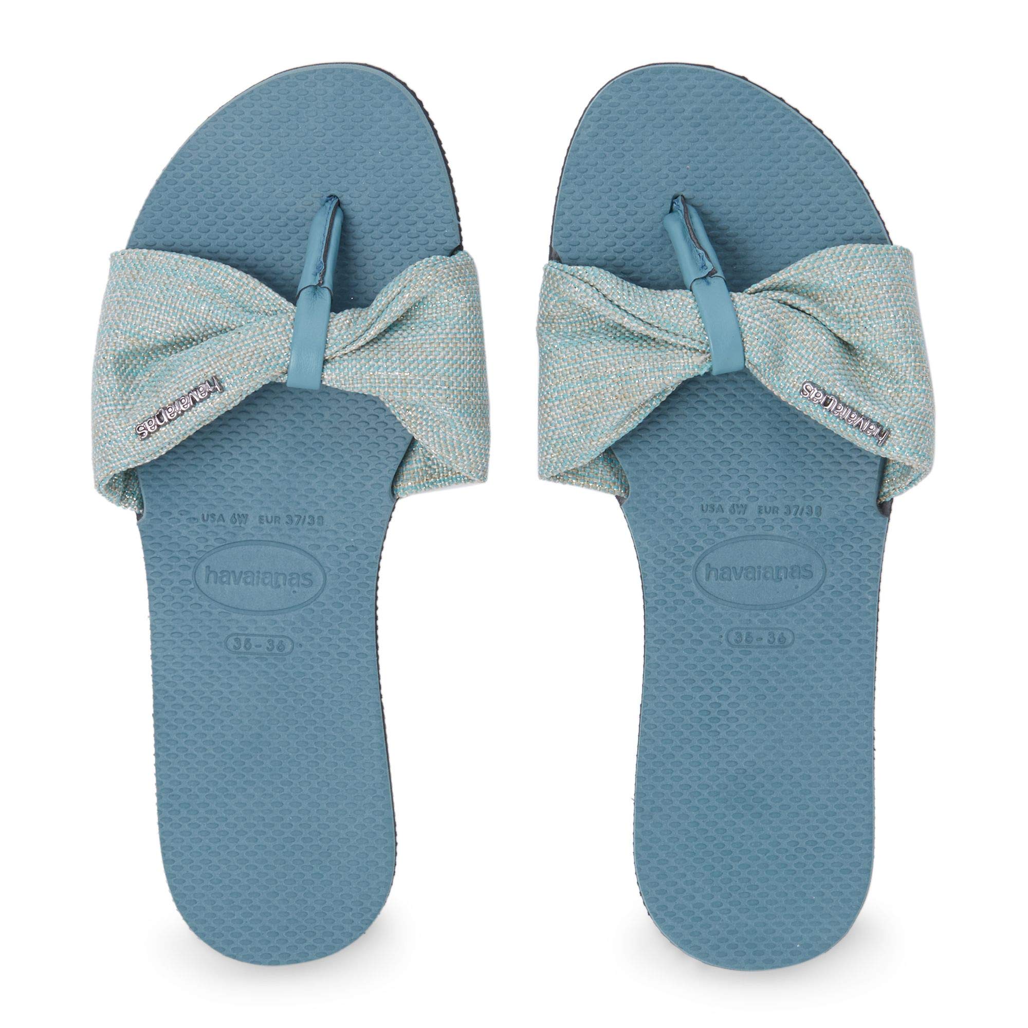 Havaianas St Tropez Mat Womens Blue Slip on (B08CR474NR) Amazon Price History, Amazon Price Tracker