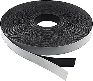 Master Magnetics Flexible Magnetic Tape - Magnet Strip with Strong Adhesive Backing for Walls, Boards, Signs, and More - 0.06" Thick - 0.75" W - 100 Ft - 1 Roll