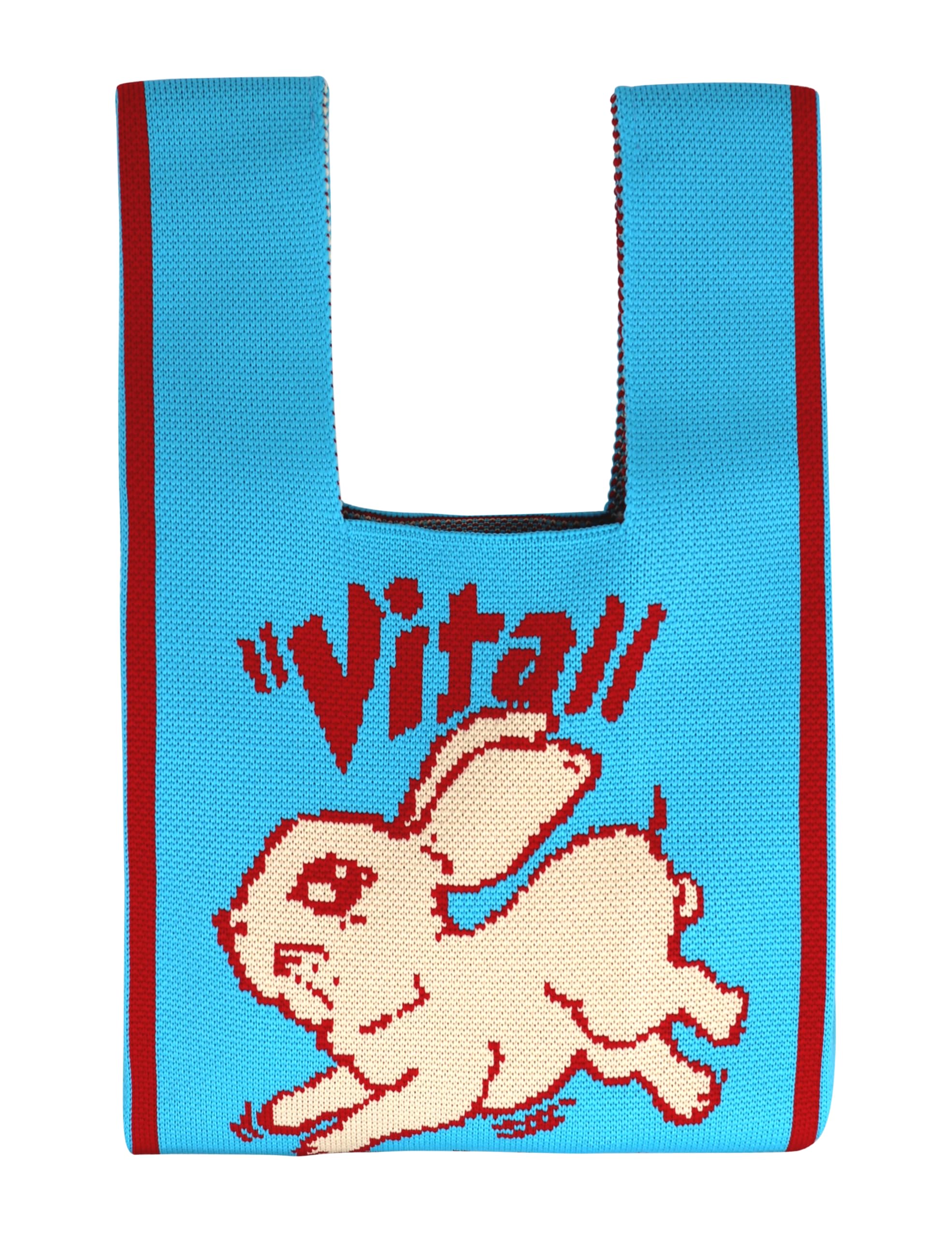 AONTUS Wrist Handbag for Women Aesthetic Crochet Knit Tote Bag Wristlet Handbag Small Woven Shoulder Bags Sleeve Knot Pouch