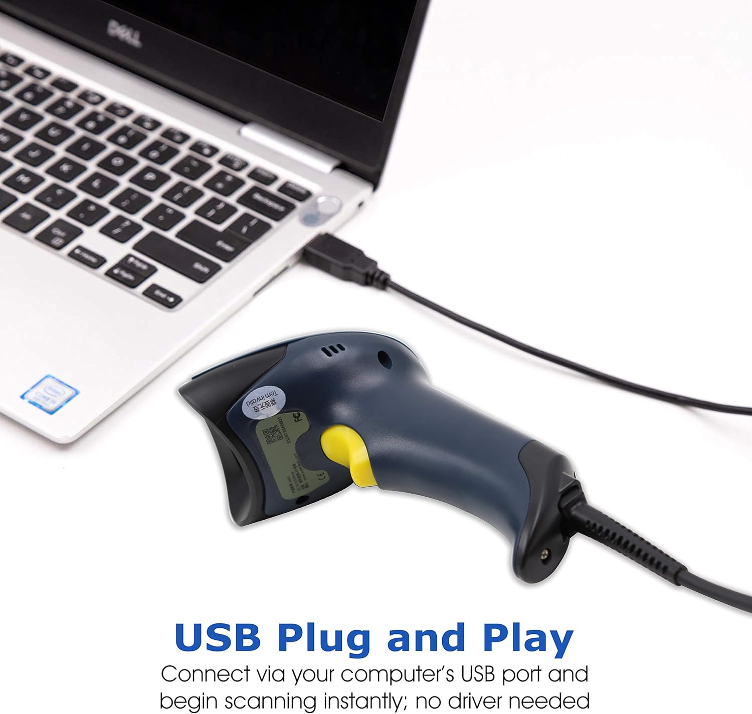 USB Plug and Play connection to a laptop